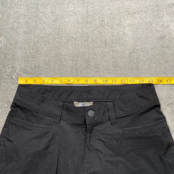 WindRiver Capri Pants Women's 8 Black Nylon Stretch Zipper Cargo Pockets Outdoor - Picture 7 of 11